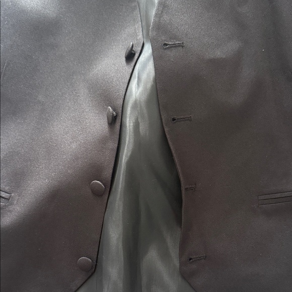 Kids White Blazer with Black Trim - Picture 6 of 8